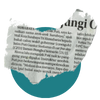 Broken newspaper symbolizing content creation and curation for nonprofits.