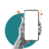 Cell phone symbolizing mobile optimization by a nonprofit marketing agency.