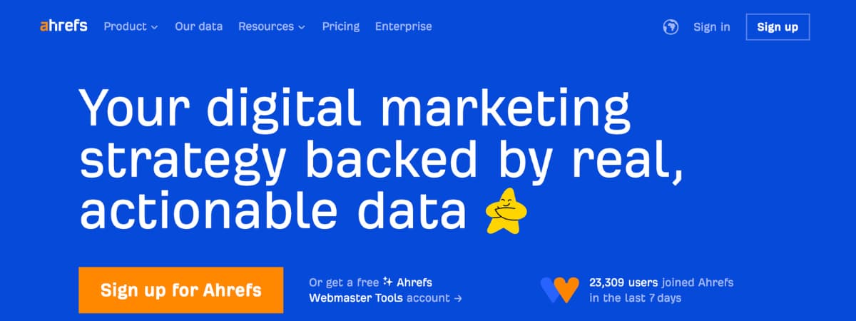 Ahrefs screenshot to showcase paid tools for international keyword research.
