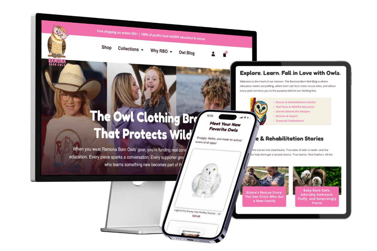 RBO website across different devices